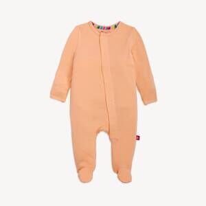 NEW MAGNETIC ME kid's tencel modal magnetic footie in apricot